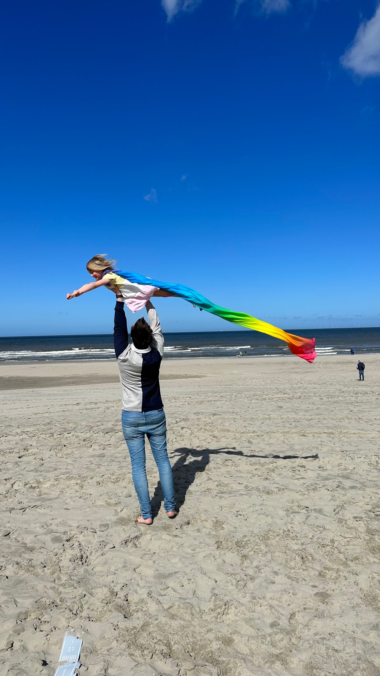 Play Cloth Rainbow 90 x 270 cm vertically striped