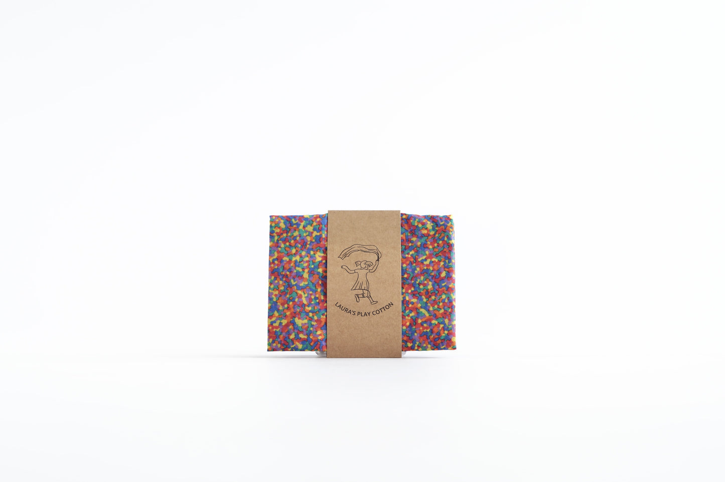 Play Cloth - Confetti Rainbow 90 x 90 cm