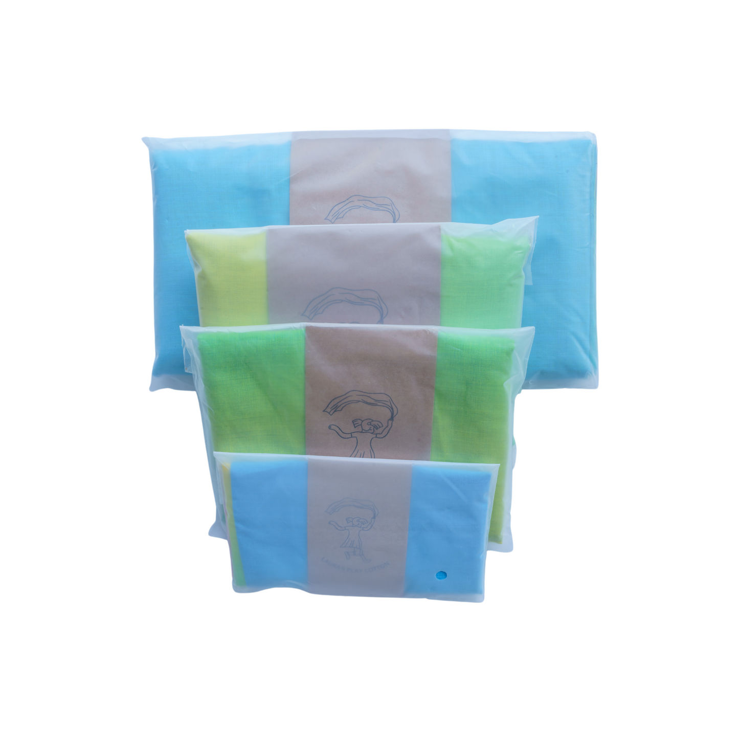 Play Cloth Rainbow 90 x 270 cm vertically striped