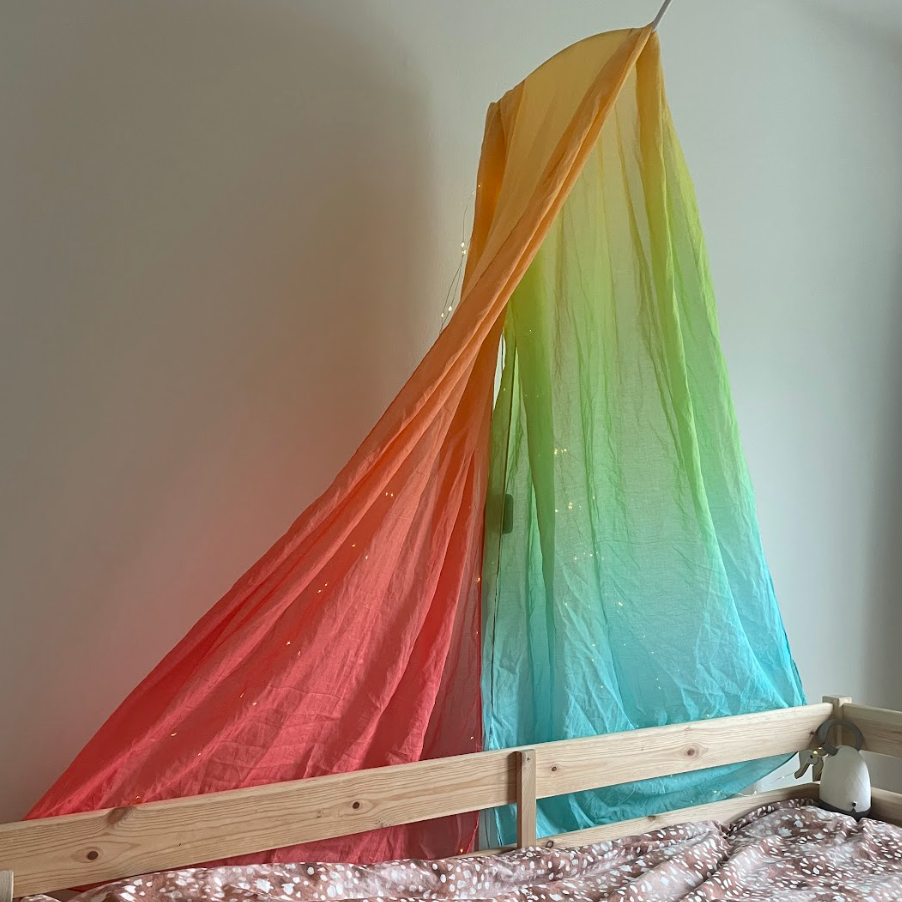 Play Cloth Pastel rainbow 90 x 270 cm vertically striped