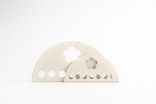 Wooden display big - flower