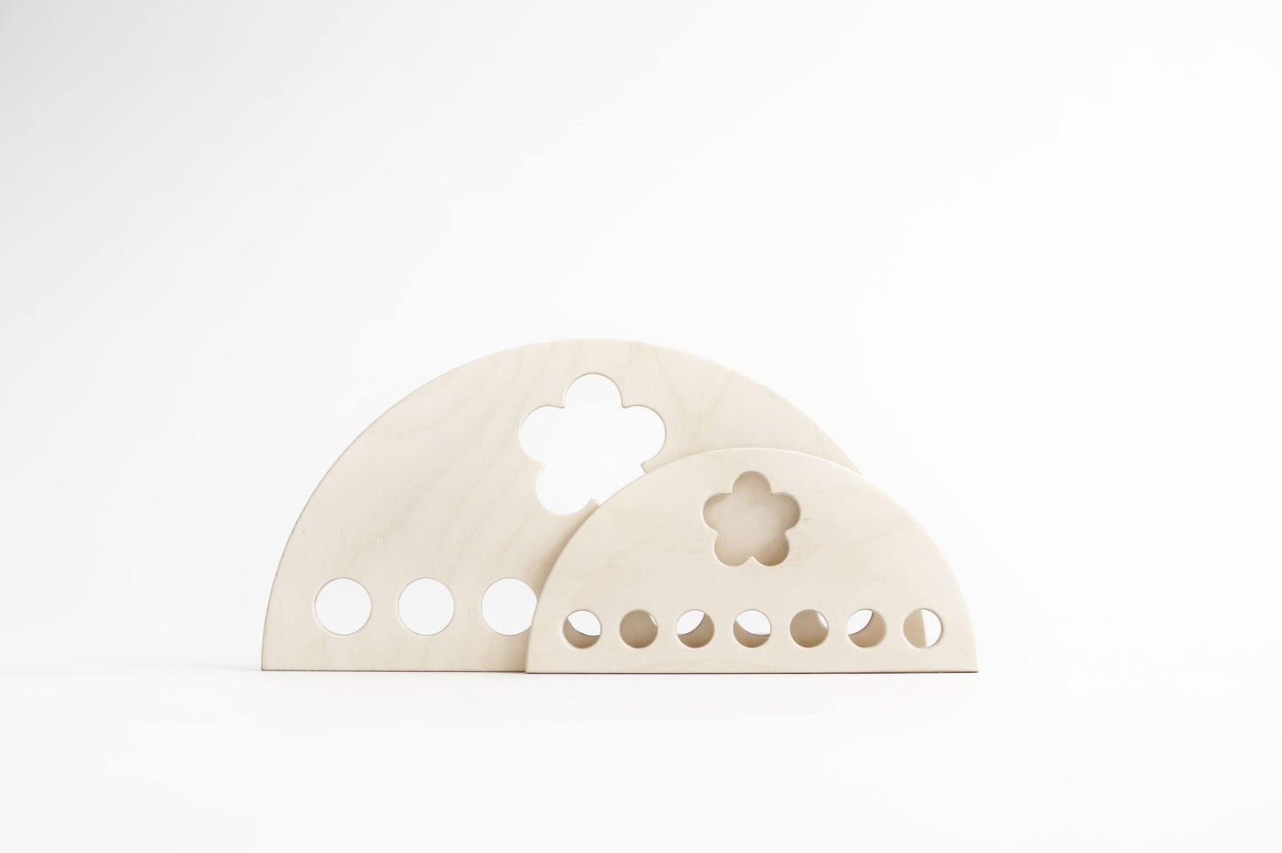 Wooden display small - flower