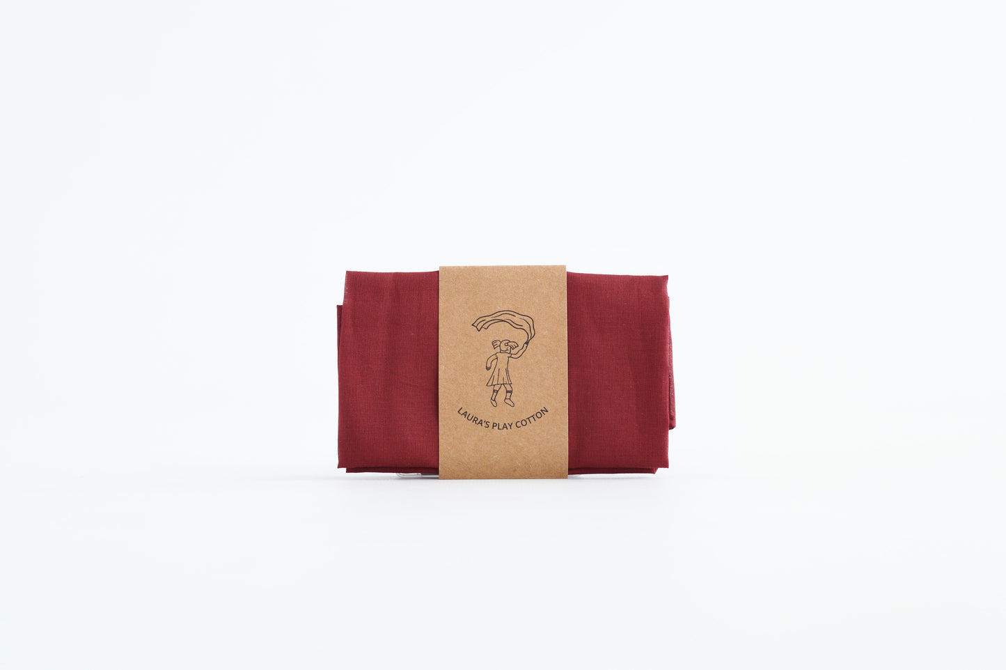 Play Cloth - Burgundy Red 50 x 50 cm