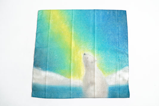Play Cloth - Lot Bouwes - Winter Polar Bear - 50 x 50 cm