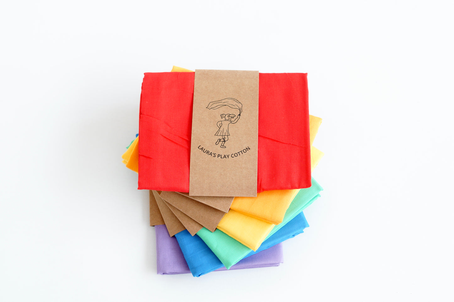 Set of 6 - Rainbow 50 x 50 cm